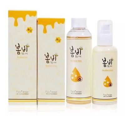 韩国春雨水乳套装papa recipe 蜂蜜爽肤水乳补水保湿孕妇可用