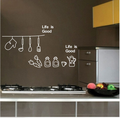 特价厨房餐厅墙贴 瓷砖贴玻璃贴纸 创意工具胡萝卜 厨房小贴士