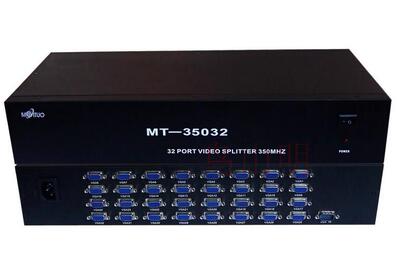 迈拓维矩350MHZ 32口VGA高频分配器分频器分屏器 1进32出 一分32