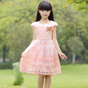 小孩学生j361-abc女童裙子新款儿童裙子背心裙夏季公主裙夏装裙子