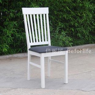 宜家风格餐椅诺纳斯风餐桌椅子 靠背椅实木时尚简约软座 Y-006
