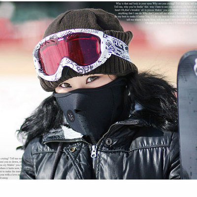 冬季 自行车防风 防寒 滑雪口罩 面罩 户外骑行口罩 护脸面罩