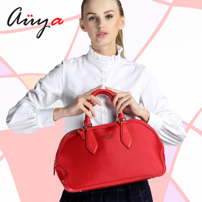 auya欧雅女包2016新款欧美日韩时尚休闲品牌尼龙手提斜跨包包旅行