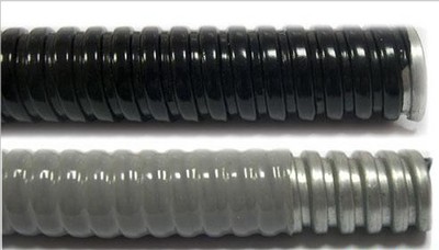 金属线包塑穿线管黑/颜色DN161.25元/米各种规格穿线接头加厚线管