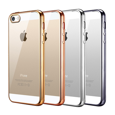 欧瑞特 苹果5s手机壳硅胶新款 iphone5s保护套透明防摔软简约男女