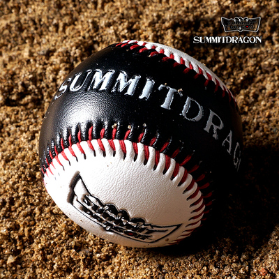 summitdragon双色凹凸标软式棒球 家庭训练棒球 专业实心练习垒球
