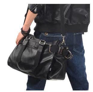 简慕韩版新款男包手提包单肩包斜挎包男士商务包旅行包大包电脑包