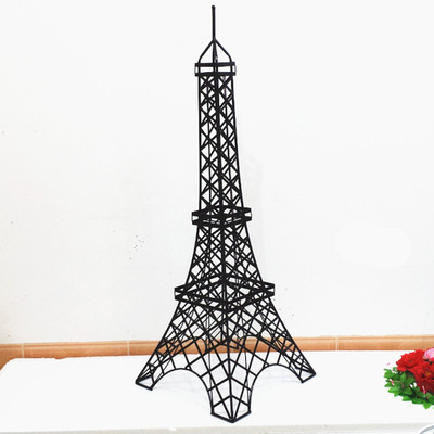 巴黎埃菲尔铁塔模型摆件家居软装饰品橱窗大模型摆件落地高1.5米
