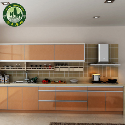 橱柜环保2年1米潍坊整体厨房吸塑烤漆实木碳晶板石英石可定制衣柜