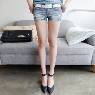 欧美范2015年夏季新款韩版时尚潮女装亮钻牛仔短裤子青春流行热裤