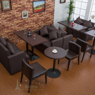 特价咖啡厅卡座沙发餐桌椅西餐厅茶餐厅甜品店奶茶店沙发桌椅组合