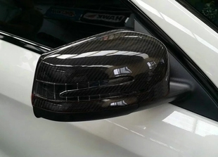 BENZ奔驰 W166 14款ML63 AMG专碳纤维倒车镜壳 碳纤 改装后视镜壳