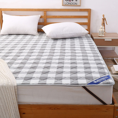 简约全棉床垫保护垫防滑薄纯棉床褥子床护垫可折叠1.5m1.8米垫被