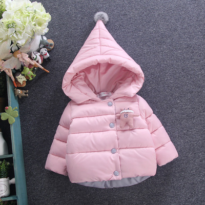 女宝宝棉衣外套加厚1-2-3岁婴儿棉袄2015冬季新款韩版女童棉服