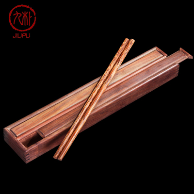 九朴臻品老挝大红酸枝红木筷子盒高档便携餐具实木工艺品礼品摆件
