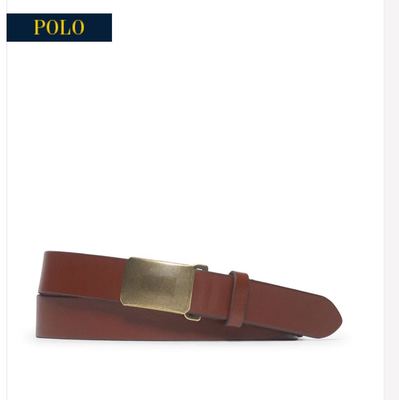 美国代购 正品 Polo Ralph Lauren 男士商务休闲金属扣皮带