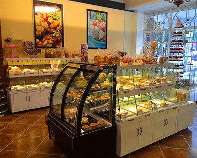 烤漆面包柜 蛋糕柜 蛋糕店展示架面包展示架蛋糕房展柜货柜定制