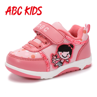 ABC童鞋 小童宝宝女童鞋2016夏季新款运动休闲鞋 女童单鞋儿童鞋