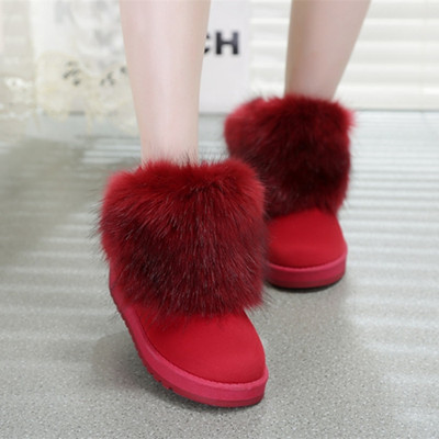 一鞋两穿 女棉鞋2015秋冬新款韩版时尚女靴舒适平底保暖棉靴子潮