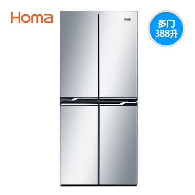 Homa/奥马 BCD-388DK四门冰箱家用双门对开式电冰箱一级冷藏冷冻