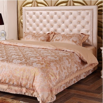 欧式皮艺床 皮床双人床1.8米时尚软包床布艺床北欧现代小户型婚床