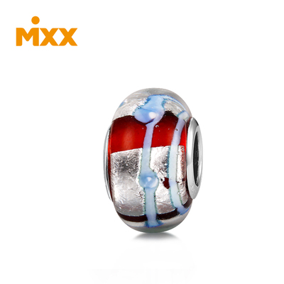 mixx正品925银DIY手链 时尚串珠饰品 性感 琉璃珠 珠宝首饰
