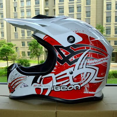 正品2015新款BEON摩托车小型户外越野盔山地车头盔专业赛车拉力盔