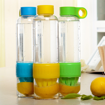 富光7彩柠檬杯 创意榨汁水杯子 活力瓶 儿童果汁杯正品包邮