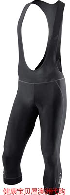 澳洲直邮2XU Thermal 3/4 Cycle 男骑行背带裤七分裤加厚MC2612b