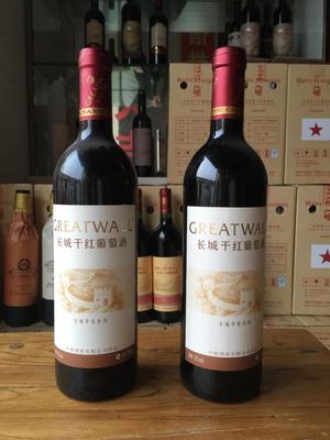 北京团购干红葡萄酒750ML整箱特价包邮长城华夏系列干红葡萄酒12%