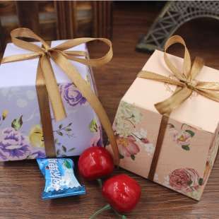 婚礼结婚喜糖盒子创意韩式糖果盒子欧式喜糖盒子批发婚庆用品西安