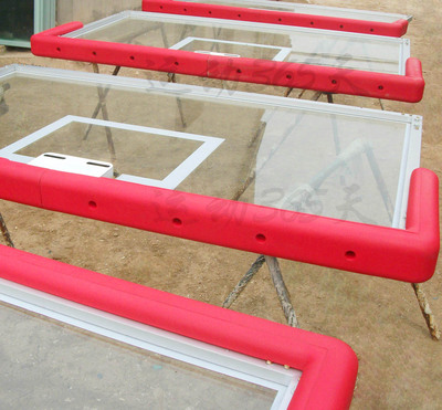 国家标准 户外高强度钢化玻璃篮球板篮板 可定制 配高档保护胶条