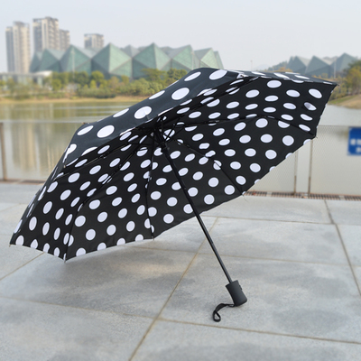 女士可爱款雨伞折叠 强力拒水型 三折叠全自动开收折叠雨伞 包邮