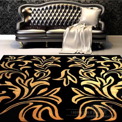 加厚加密奢华欧式客厅茶几地毯现代宜家卧室床边飘窗手工晴纶地毯