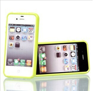 iphone5手机壳 4s手机壳 新款边框 苹果4手机壳 透明磨砂壳