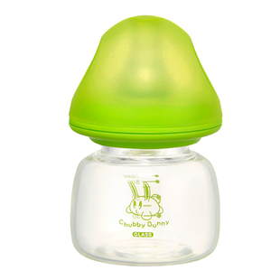 丘比兔进口新生儿标准口径宽口径玻璃婴儿奶瓶宝宝奶瓶防胀气奶瓶