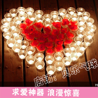 送眼罩摆图创意浪漫蜡烛玫瑰套餐求爱生日表白告白爱心小蜡烛求婚
