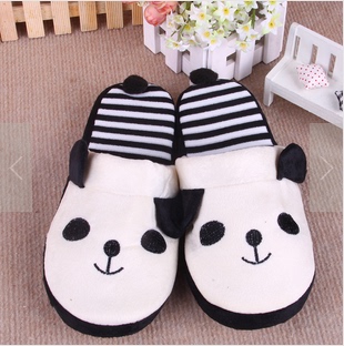 爆款新货 熊猫卡通拖鞋 冬季棉拖鞋家居鞋超可爱韩版小熊拖鞋