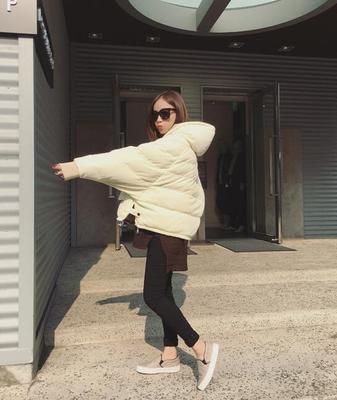 2015韩版新款冬季蝙蝠袖棉袄加厚女装连帽棉衣外套面包服潮包邮