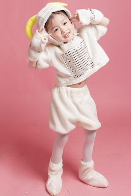新款六一儿童动物服小山羊表演服装幼儿园小羊舞蹈服