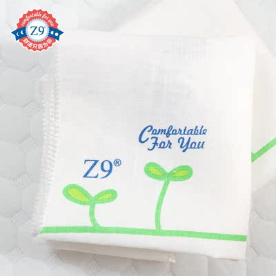 Z9恬梦亚麻枕巾 婴儿宝宝新生儿单人可爱儿童枕巾天然纤维枕巾