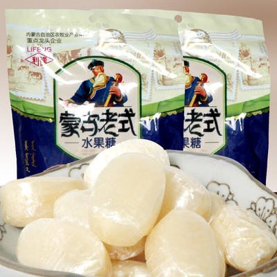 蒙古老式炼奶酥水果糖500g 大草原的奶酪水果味糖果蒙古特产热卖
