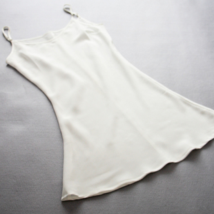 可换购！好质量韩国进口珍珠雪纺吊带打底连衣裙衬裙