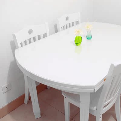 PVC防水软玻璃透明餐桌布塑料茶几垫椭圆台布防油免洗磨砂水晶板
