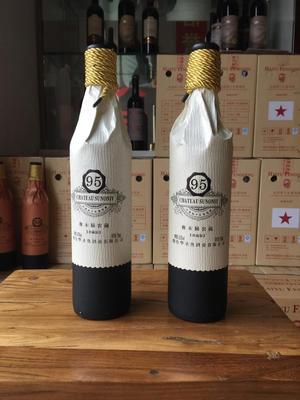 北京批发团购烟台95橡木桶干红葡萄酒750ML 特价红酒两瓶起包邮
