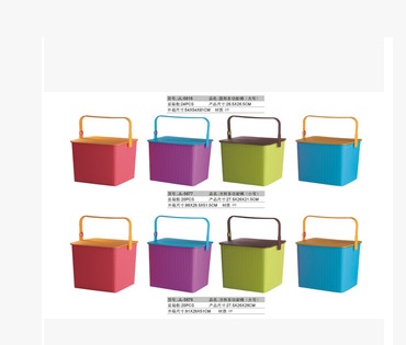 加厚塑料洗车水桶 带把手储物桶家用收纳桶脏衣桶 钓鱼桶凳洗澡桶