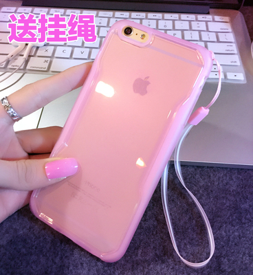 果冻糖果色iphone6 plus手机壳5.5苹果6s防摔硅胶保护套软透明壳