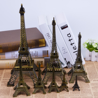 法国埃菲尔铁塔模型巴黎铁塔摆件个性创意饰品生日礼物工艺品包邮
