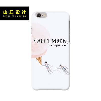 iphone6s三星华为小米魅族手机壳向往冰淇淋磨砂硬壳