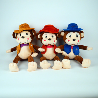 可爱害羞小猴子公仔毛绒玩具布娃娃儿童女生日礼物猴年吉祥物包邮
